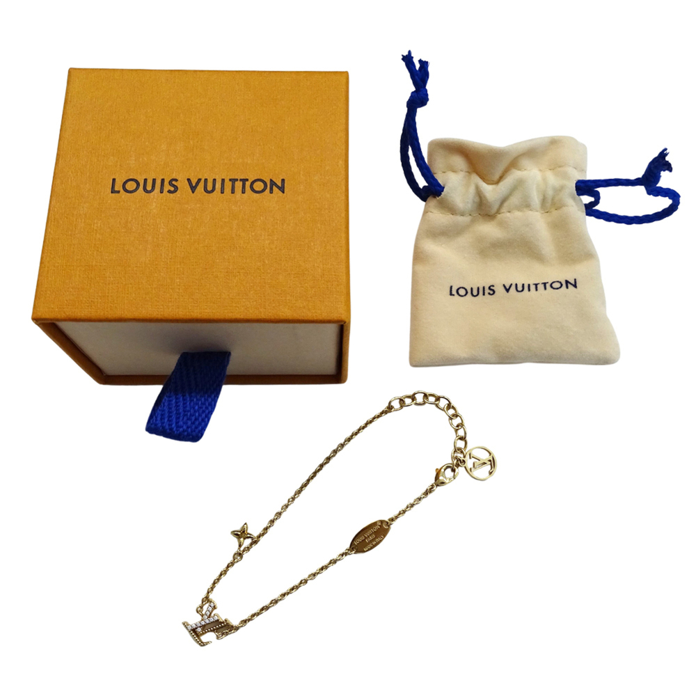 LOUIS VUITTON Gold Charm Bracelet - Picture 7 of 8